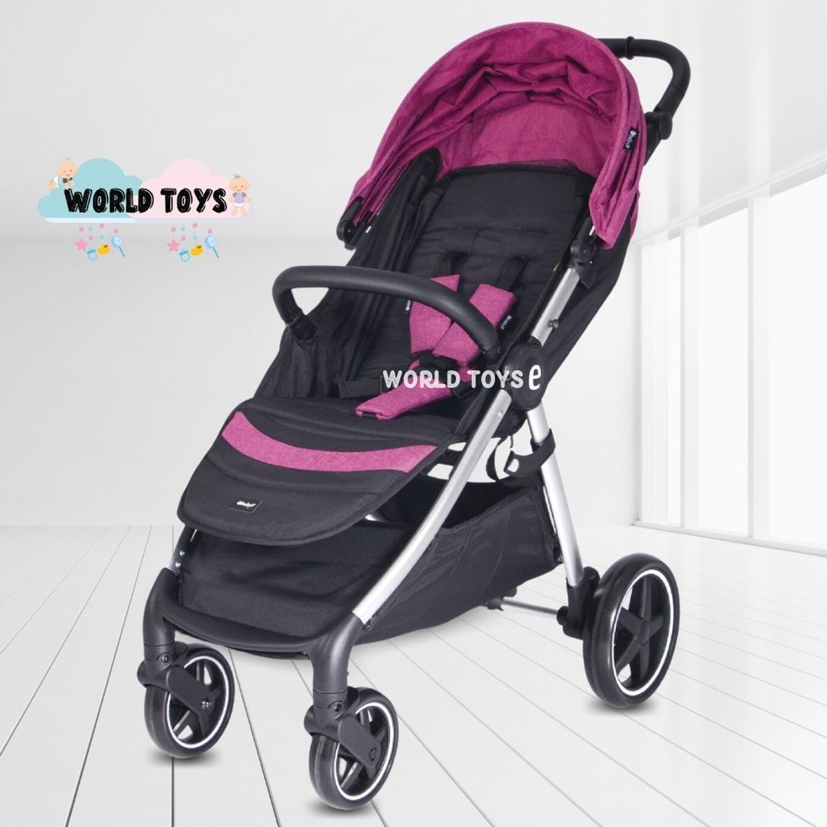 BABY - Coche de Paseo «GEMA» Edición Limitada Pink