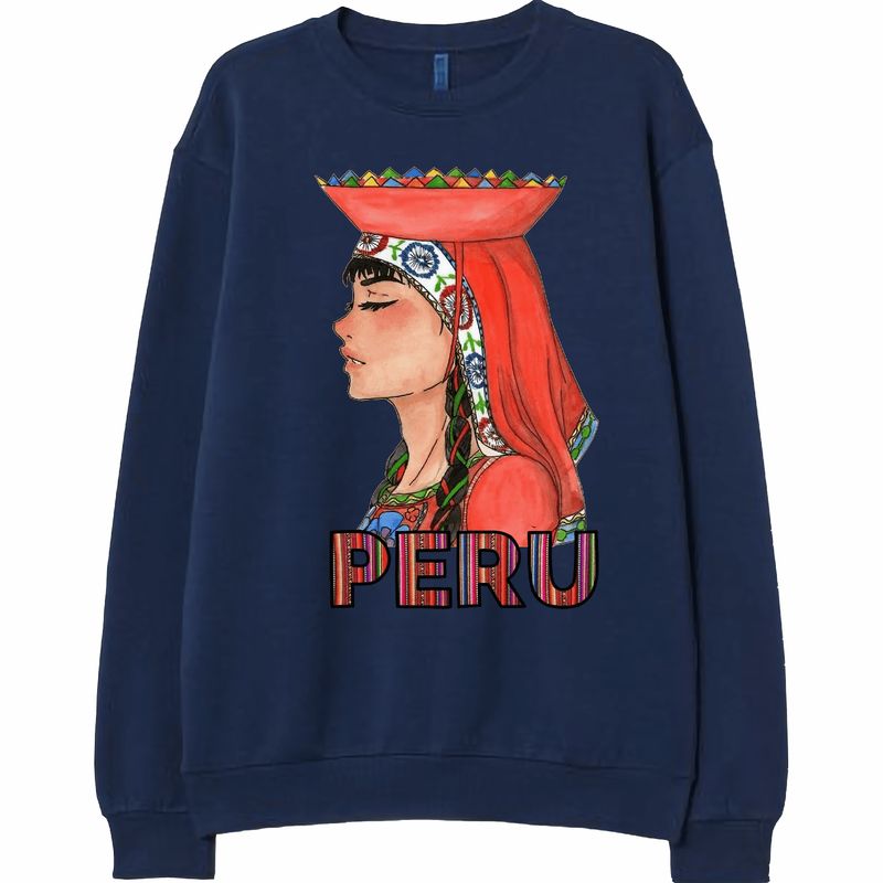 NACIONAL - Polera Sin Capucha Mujer Peru