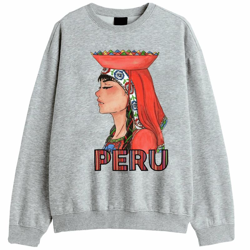 NACIONAL - Polera Sin Capucha Mujer Peru