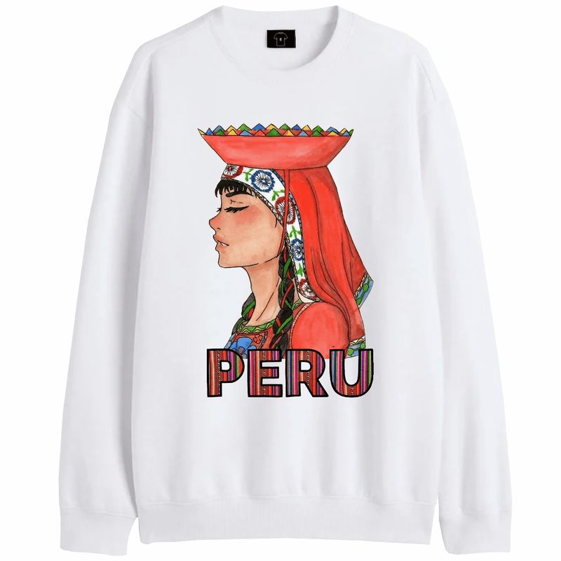 NACIONAL - Polera Sin Capucha Mujer Peru
