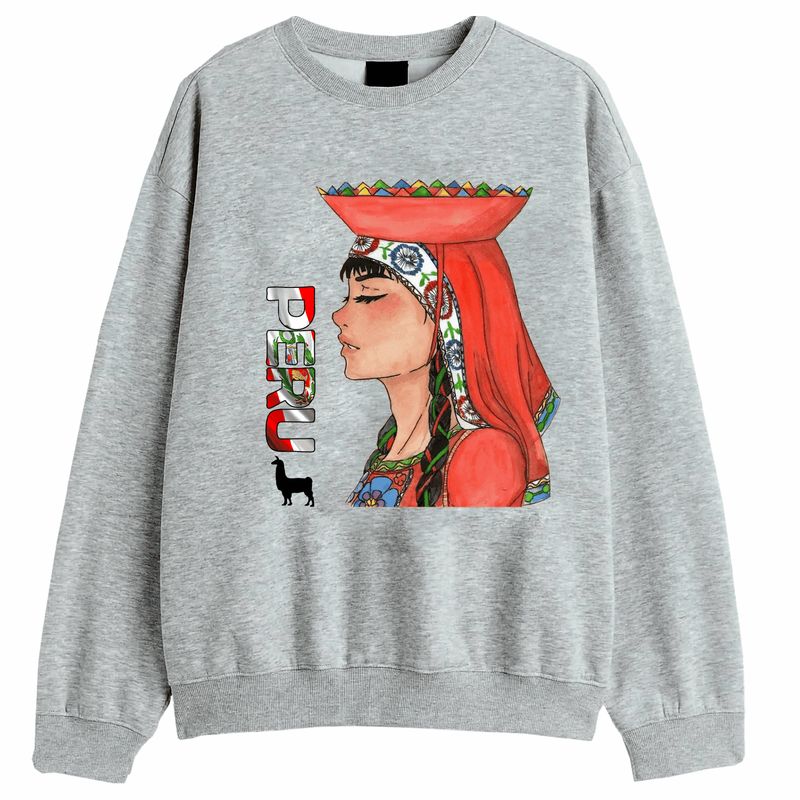 NACIONAL - Polera Sin Capucha Peruanita Linda