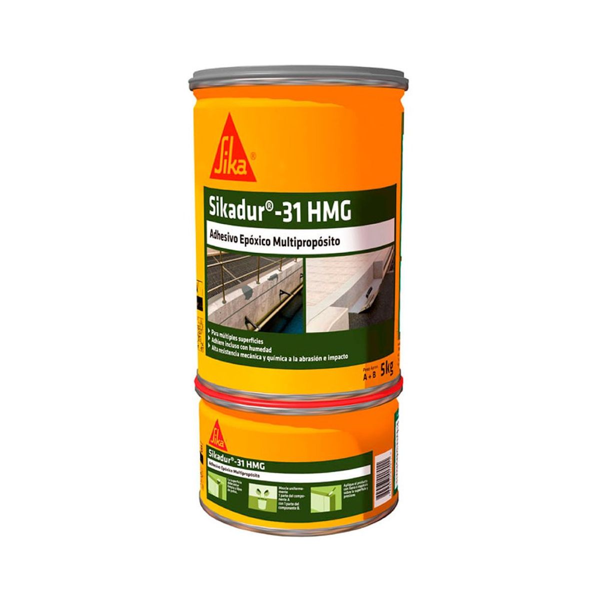 SIKA - Adhesivo Epoxico Multiproposito Sikadur HMG x 5 kg