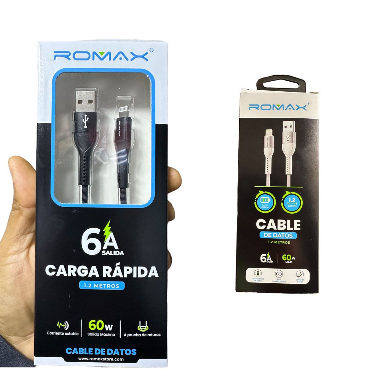 GENERICO - Cable de Datos para IPHONE 6A ROMAX