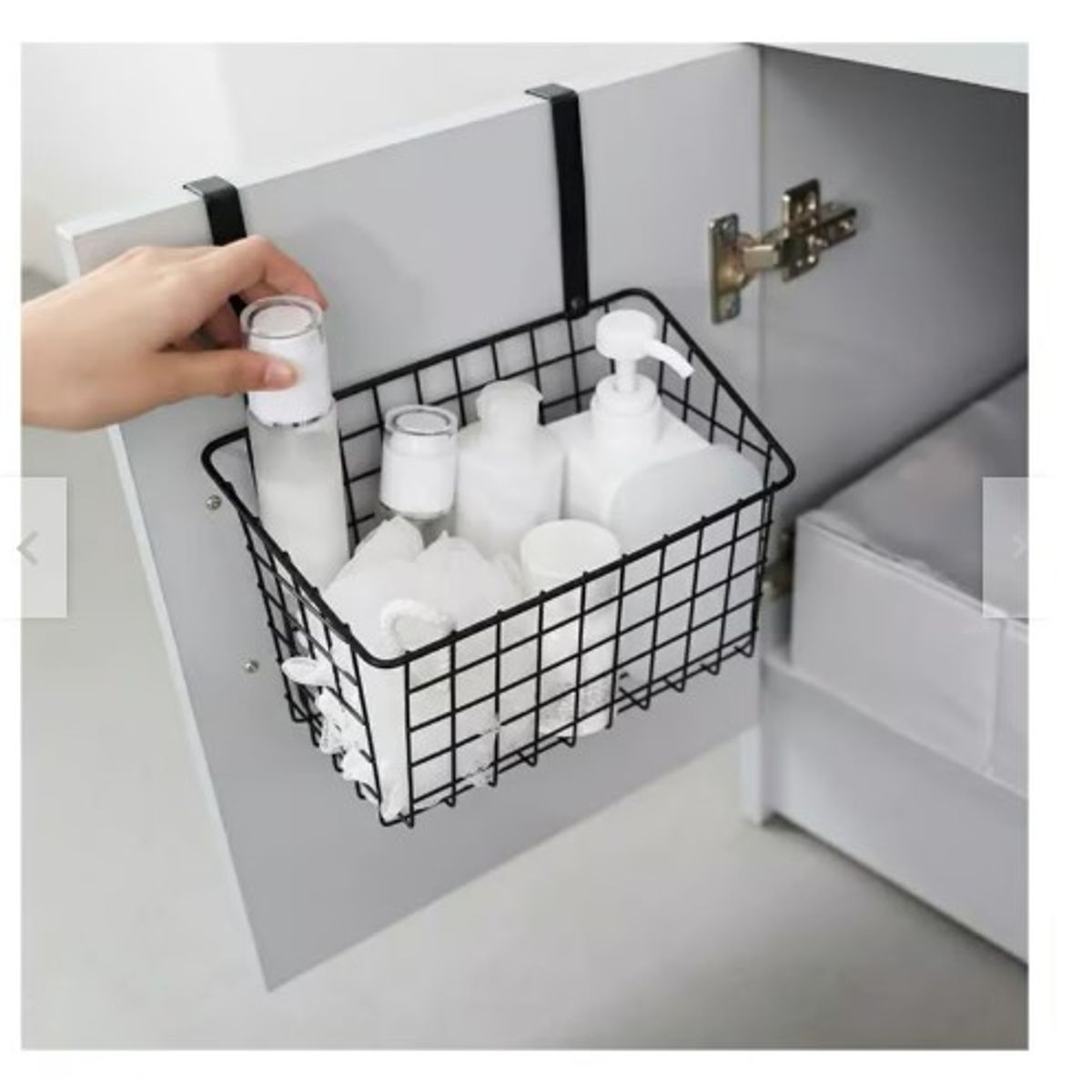 GENERICO - Organizador de libros o utensilios cocina baño escritorio negro