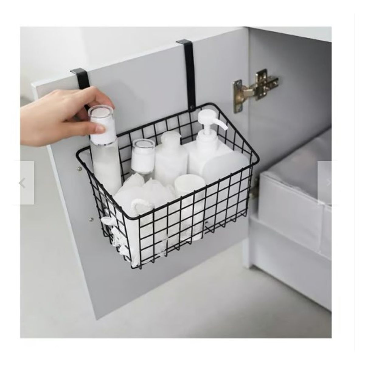 GENERICO - Organizador de libros o utensilios cocina baño escritorio negro