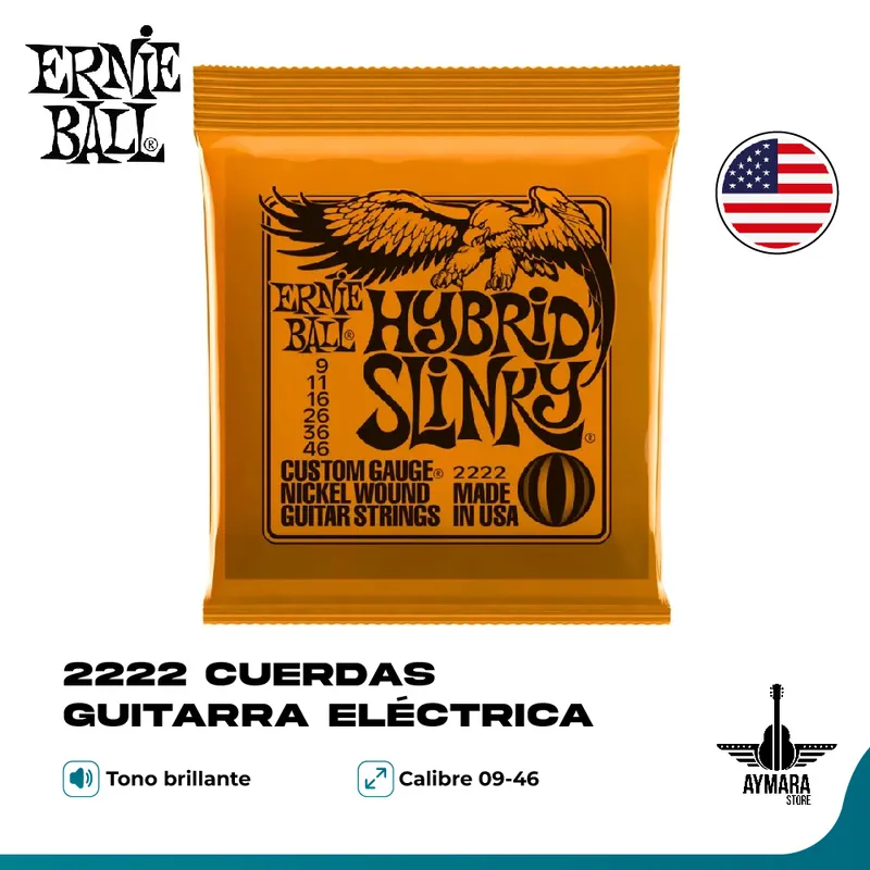 ERNIE BALL - Ernie Ball 2222 Cuerdas Guitarra Electrica 9/46