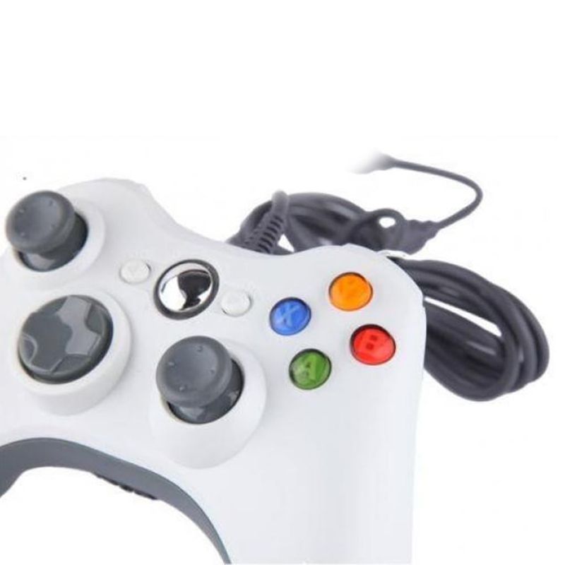 SEISA - Mando Xbox 360 Gamer para PC o Laptop Windows 7/8/10 - Blanco