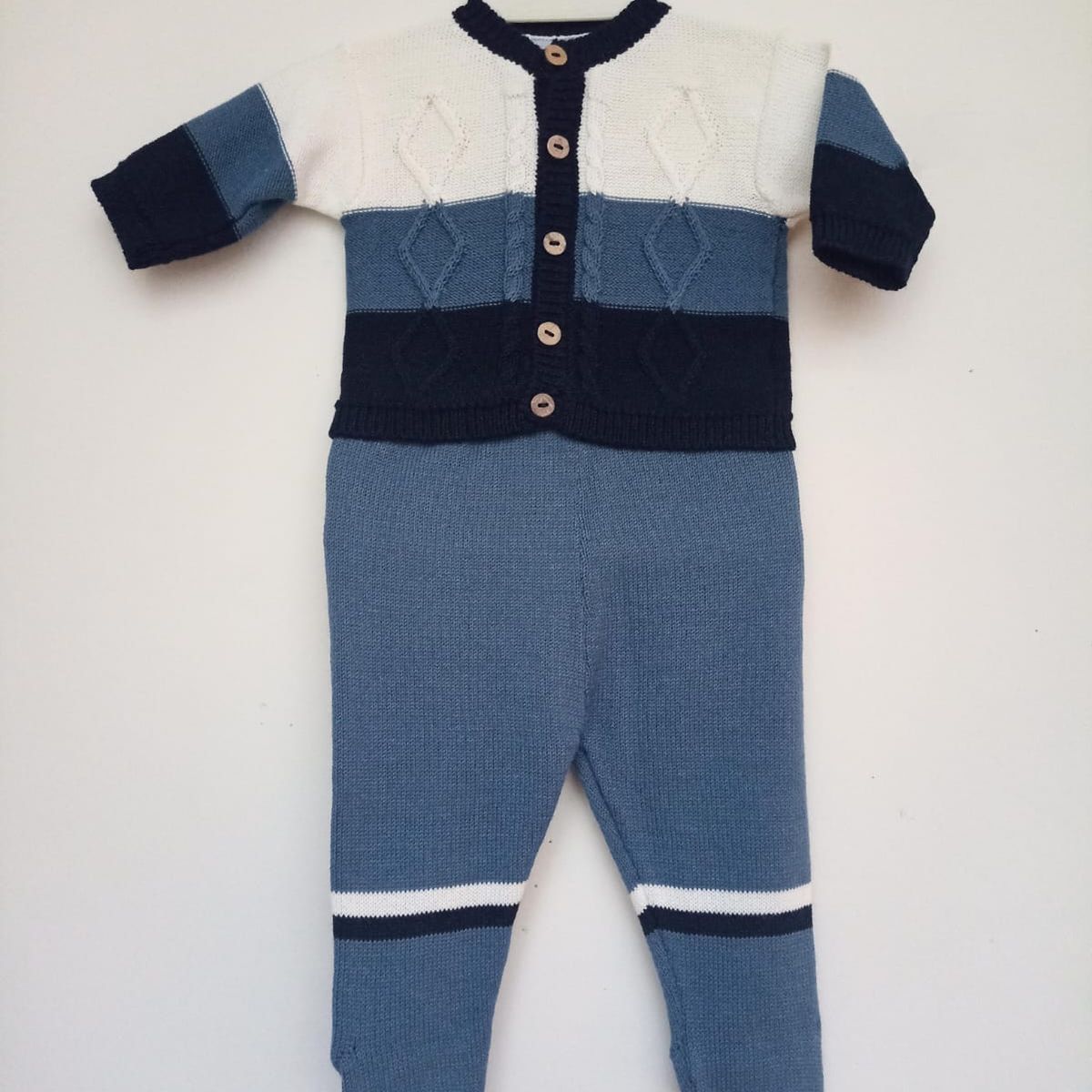 GENERICO - Conjunto Azul Azul Bebé