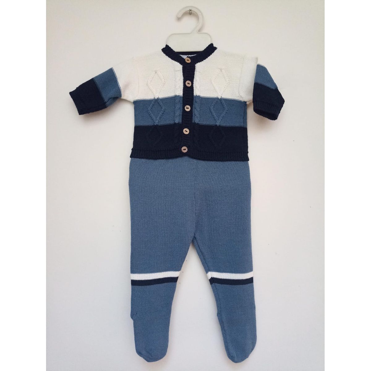 GENERICO - Conjunto Azul Azul Bebé