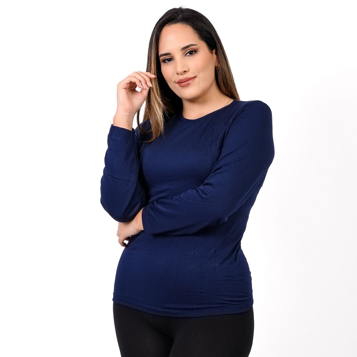 PYT - Polo Calentador Térmico Manga Larga Mujer