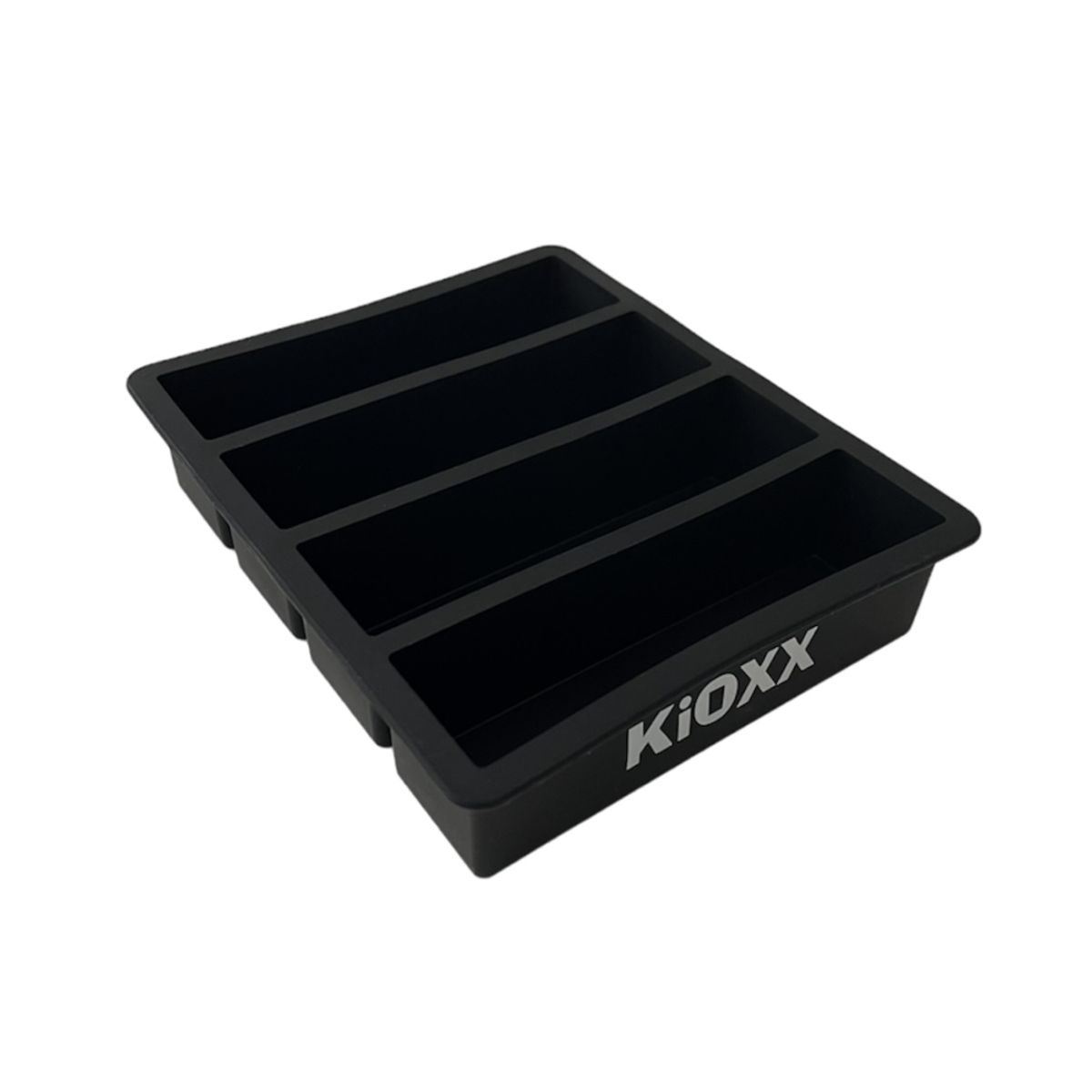 KIOXX - Cubeta de Silicona Barras 4 Cavidades KiOXX Negra