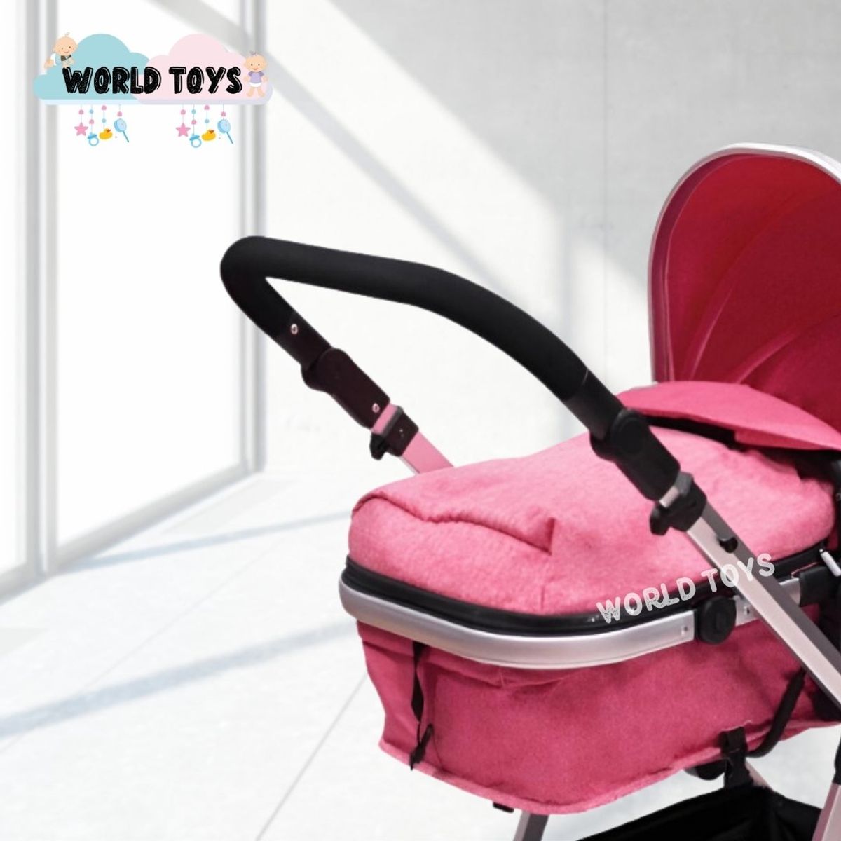 BABY - Coche Moisés de Lujo «ADISSON» Edición Limitada Pink