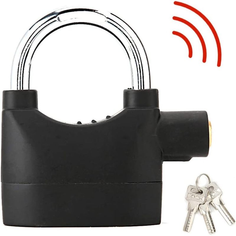 GENERICO - Candado con Alarma Antirrobo Para Moto Scooter o Bicicleta
