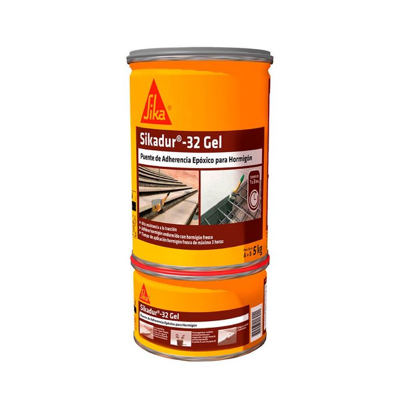 SIKA - Sika Adhesivo Epoxico para Hormigon Sikadur - 32 Gel x 5 kg