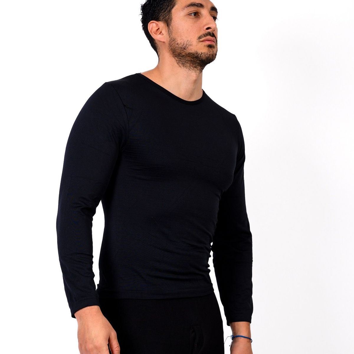 PYT - Polo Calentador Térmico Manga Larga Hombre