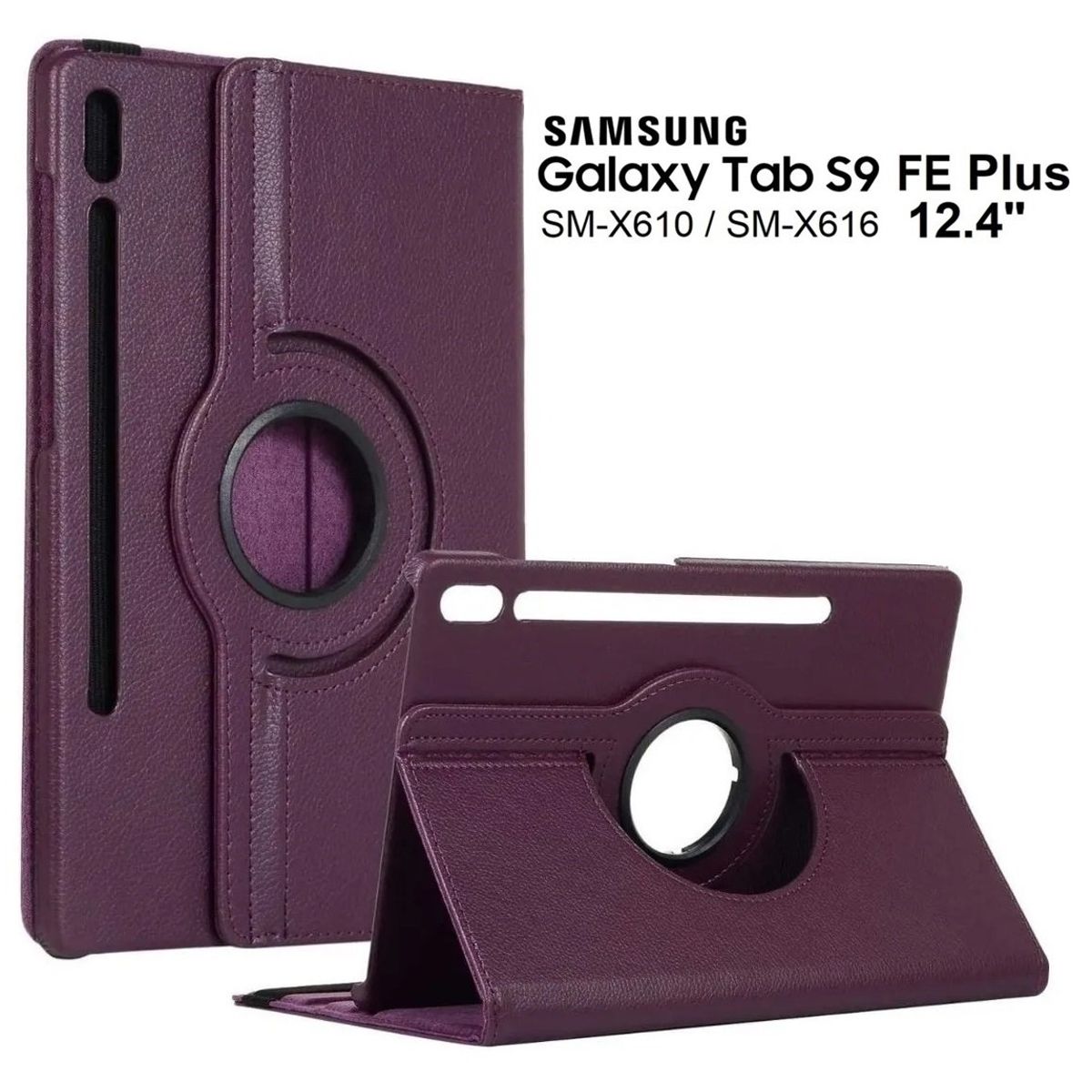 GENERICO - Funda Giratoria para Samsung Tab S9 FE Plus 12.4 SM-X610 Case Estuche