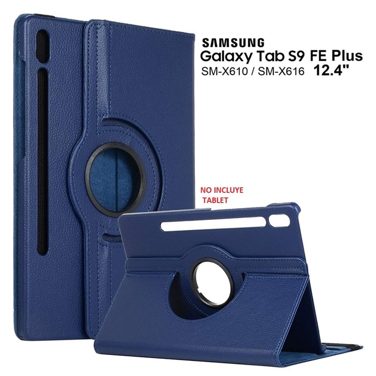 GENERICO - Funda Giratoria para Samsung Tab S9 FE Plus 12.4 SM-X610 Case Estuche