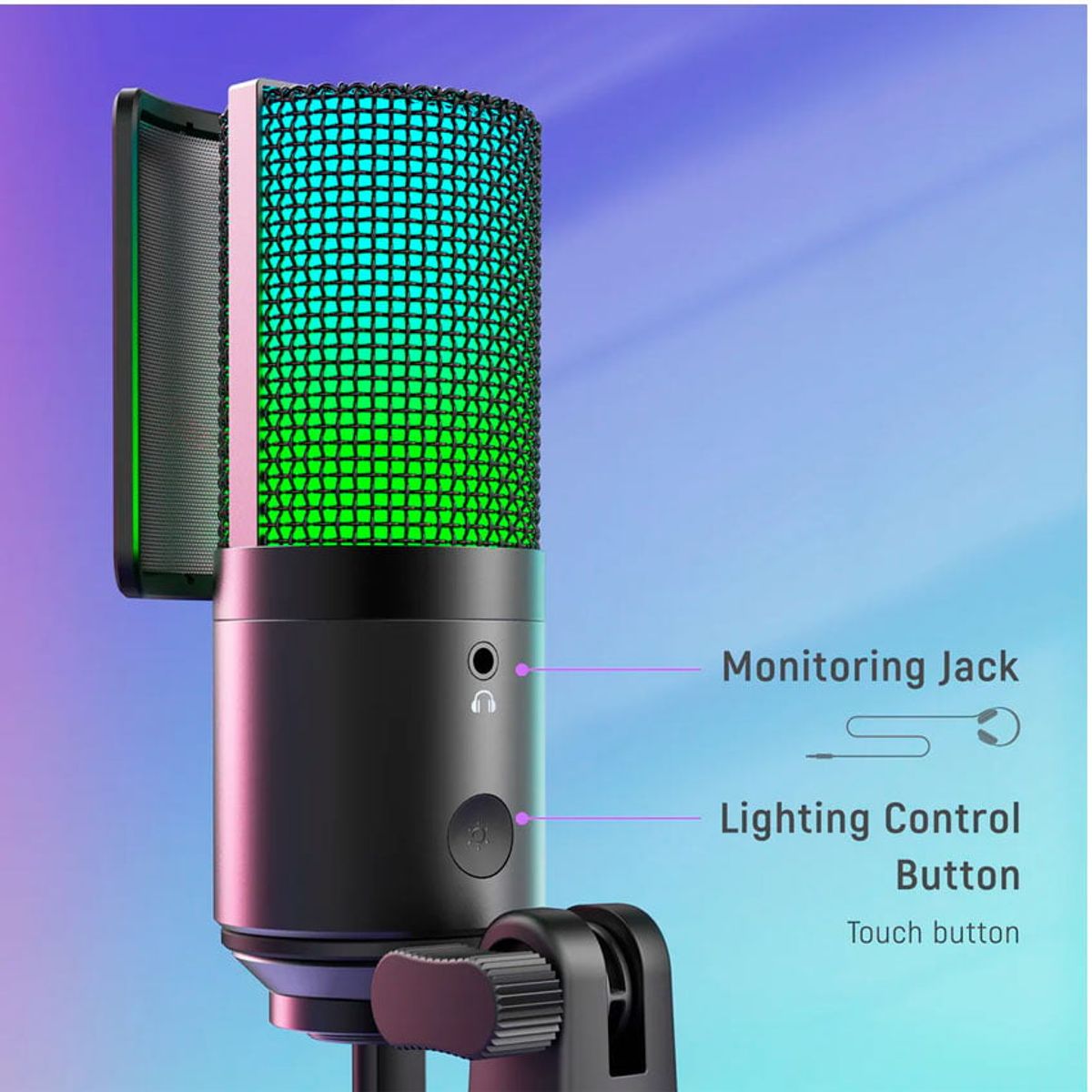 FIFINE - Micrófono Fifine K669PRO3 Con soporte