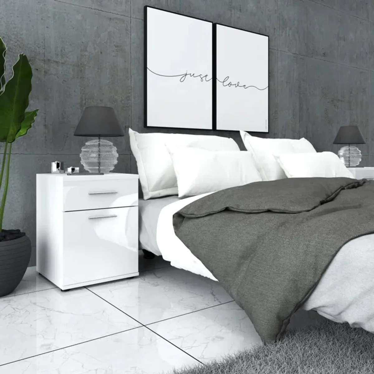 73 EXPERIENCE - Velador Clara Blanco 73 Experience