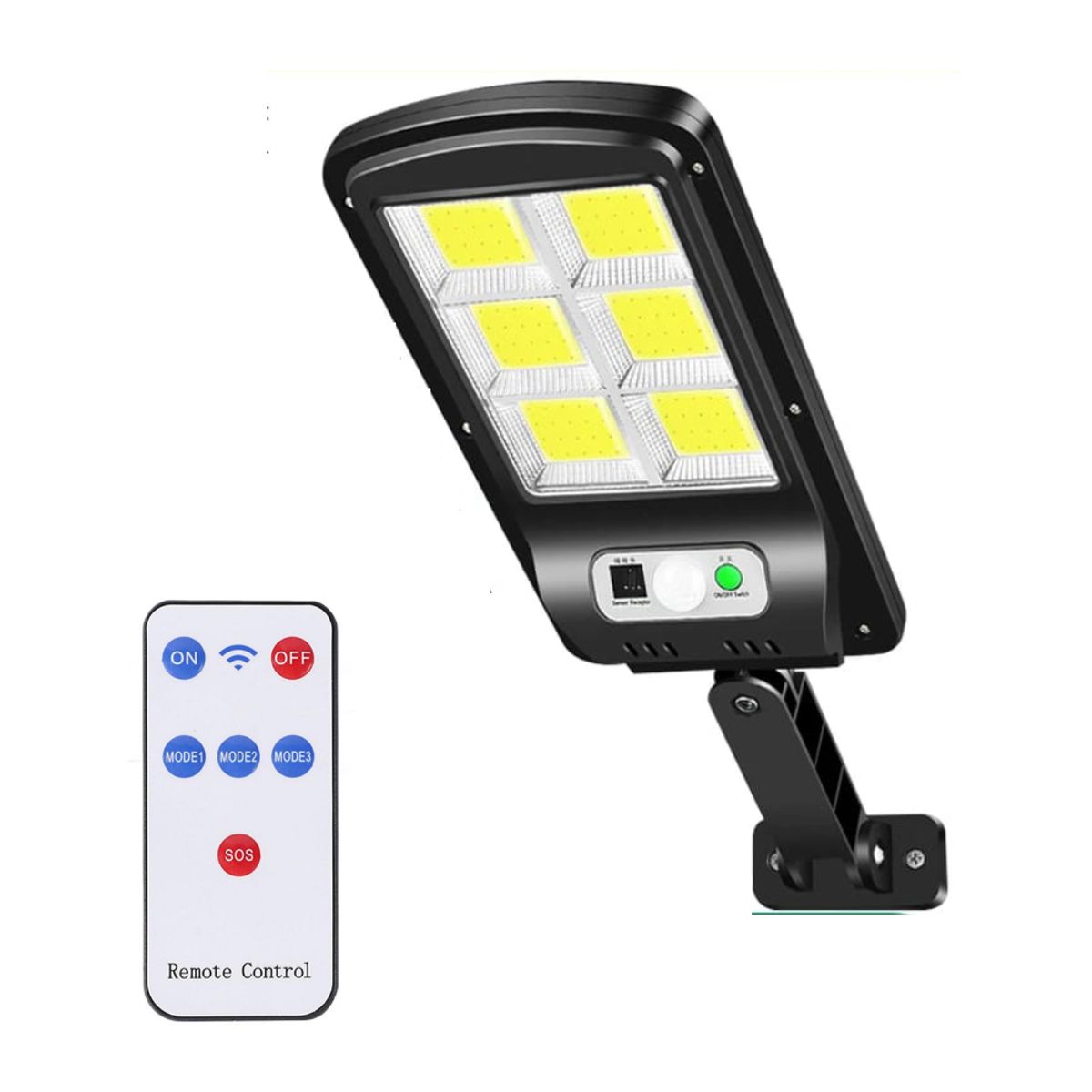 GENERICO - Lampara con Panel Solar para Exteriores Sensor de Movimiento