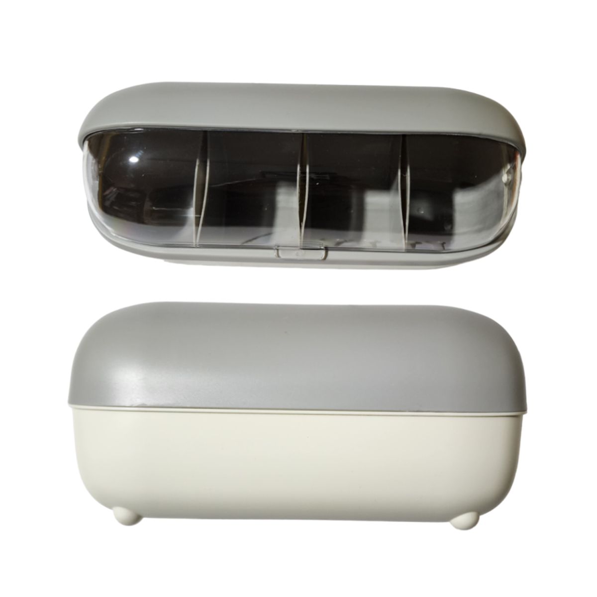 GENERICO - Organizador Condimentero Moderno 4 compartimientos con cuchara