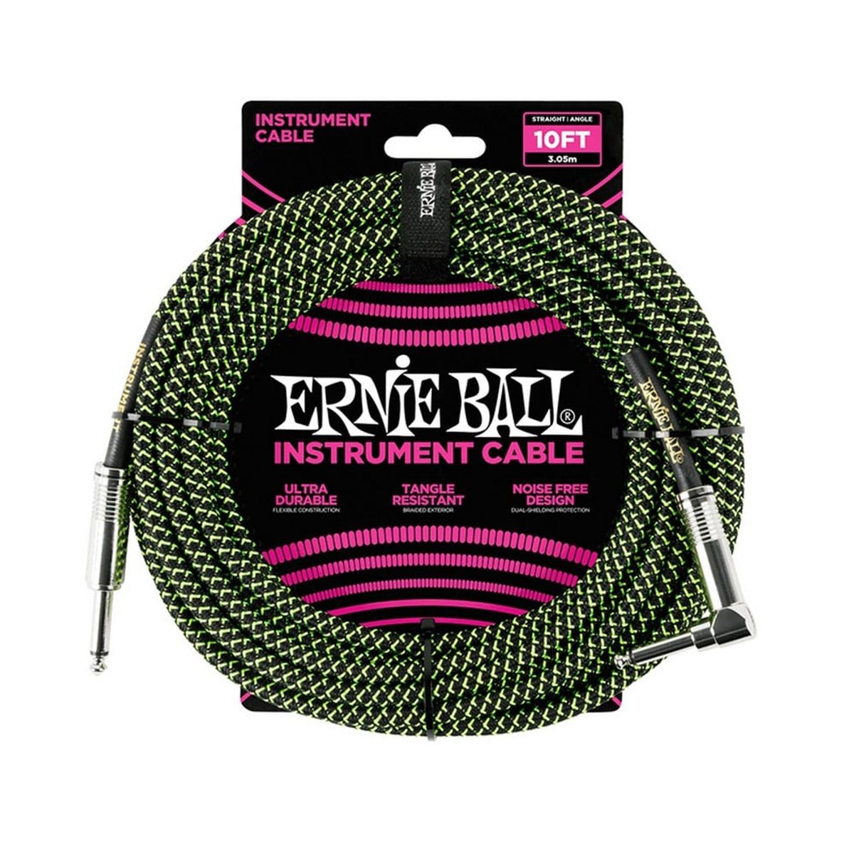 ERNIE BALL - Ernie Ball 6077 Cable Para Instrumento 3 Metros