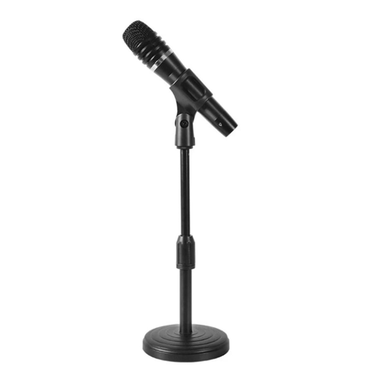 GENERICO - Soporte con Base para Microfono Escritorio Mesa