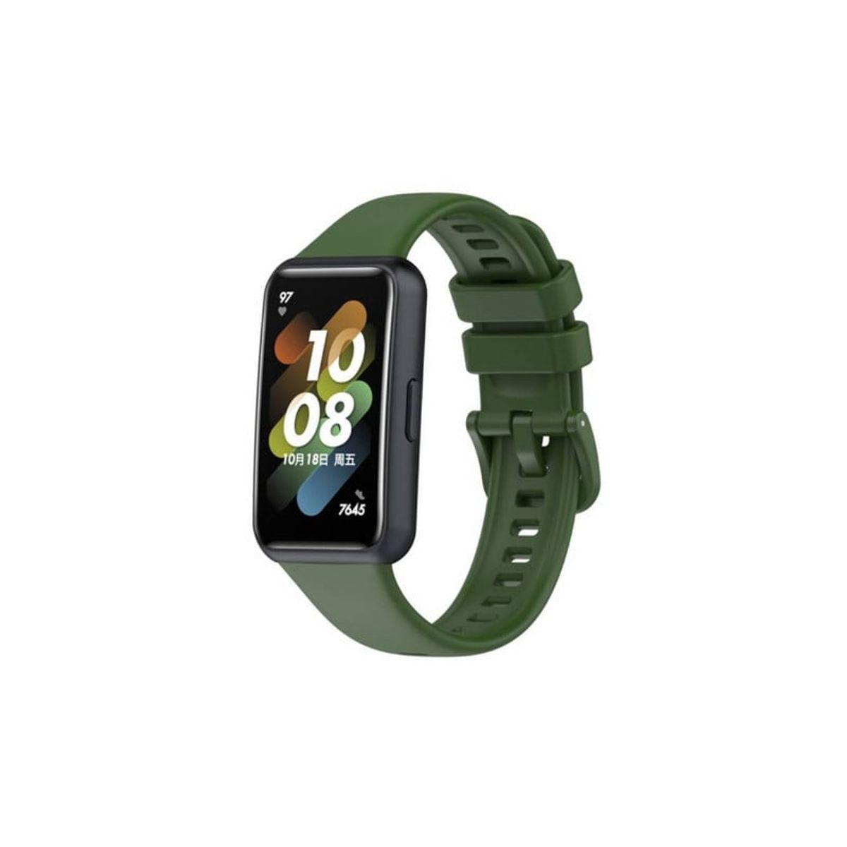 GENERICO - Correa de Silicona Para Huawei Band 7 - Verde