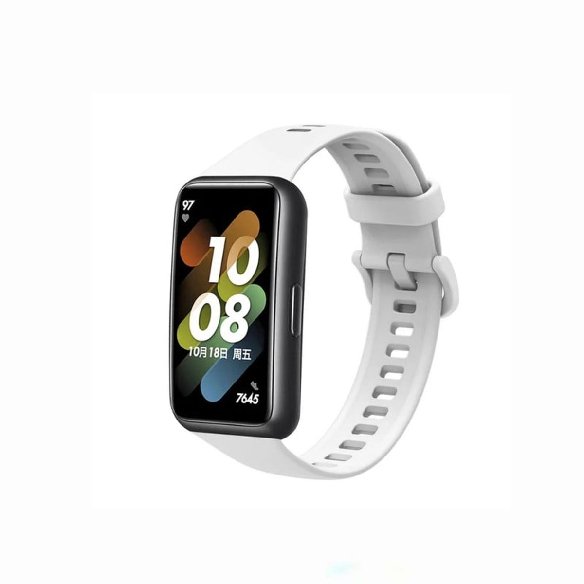 GENERICO - Correa de Silicona Para Huawei Band 7 - Blanco