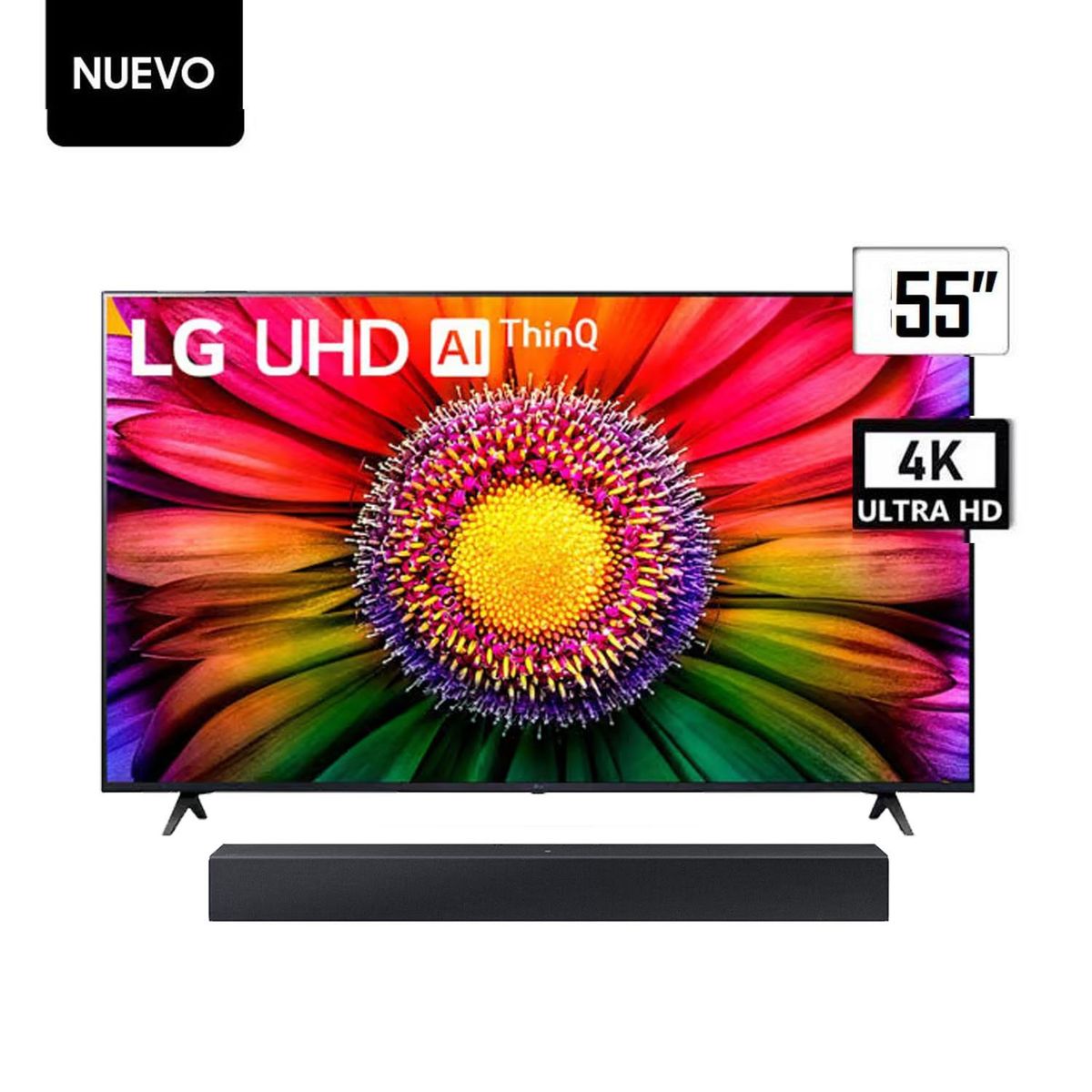 LG - Televisor LG 55 Smart TV 4K UHD Frameless 55UR7300