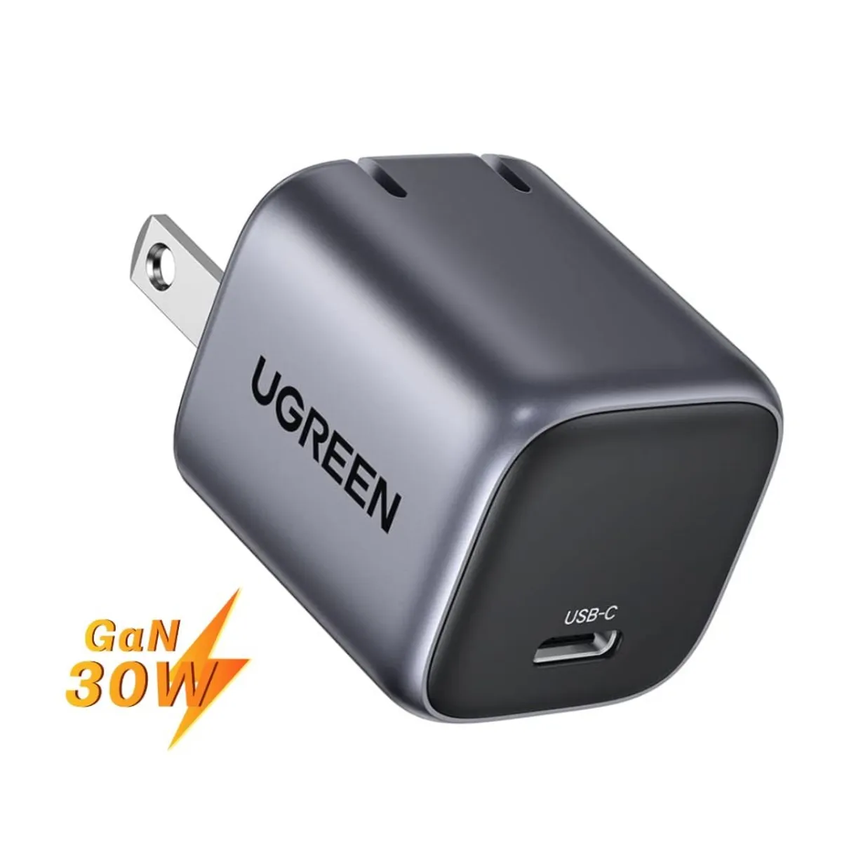 UGREEN - Mini Cargador UGREEN Tipo C 30W Carga Rápida iPhone Macbook Air