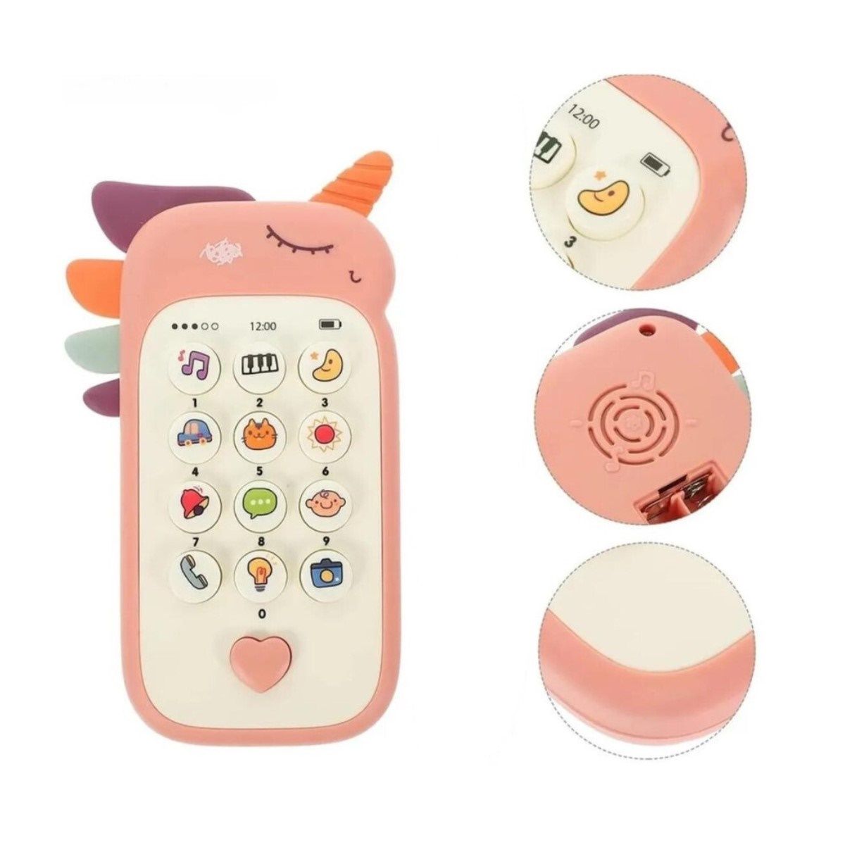 GENERICO - Teléfono de Juguete Musical y Educativo para Niña