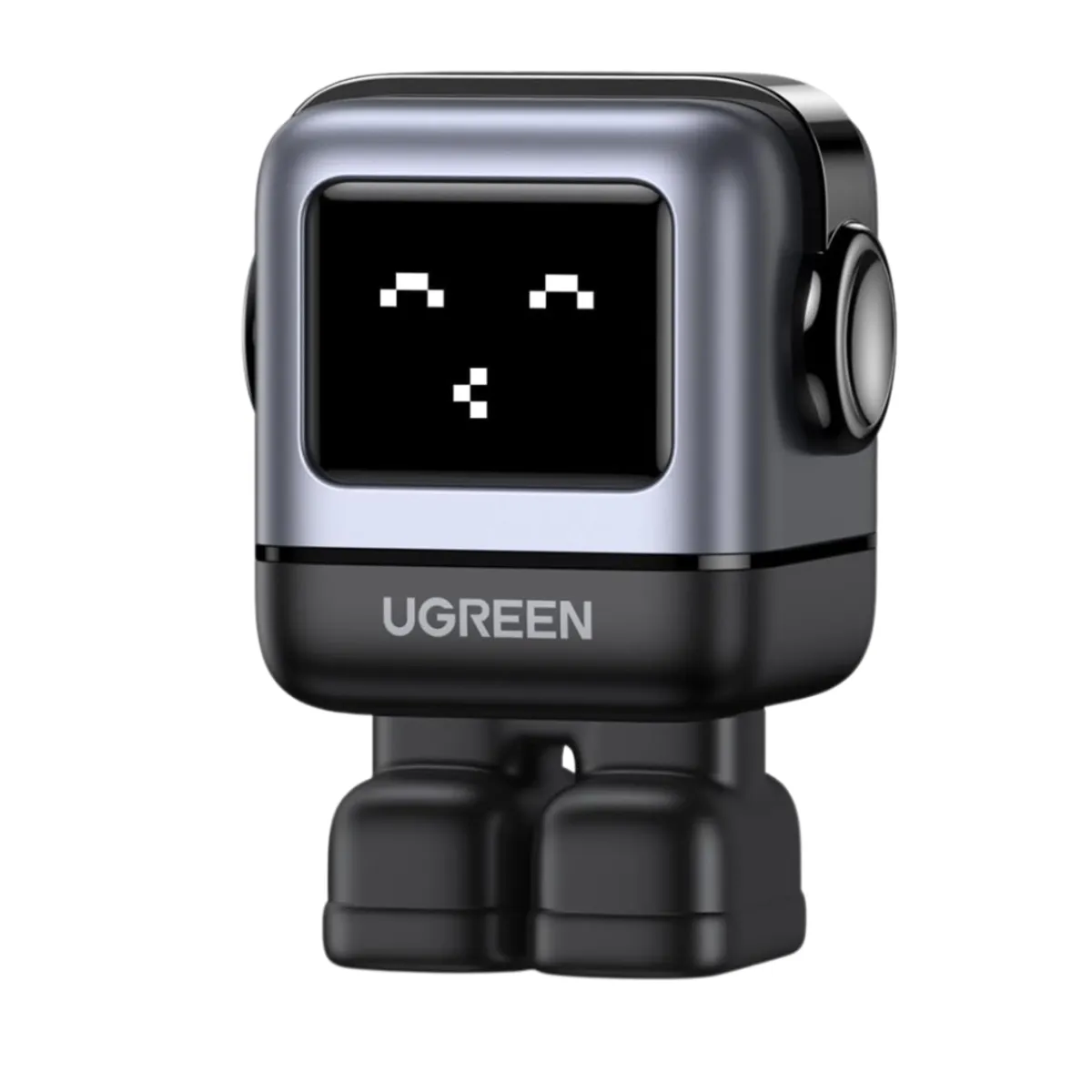UGREEN - Cargador Ugreen Type C 65W Carga Rápida Robot con Pantalla Led UGREEN UNO Iphone Macbook Air, iPad