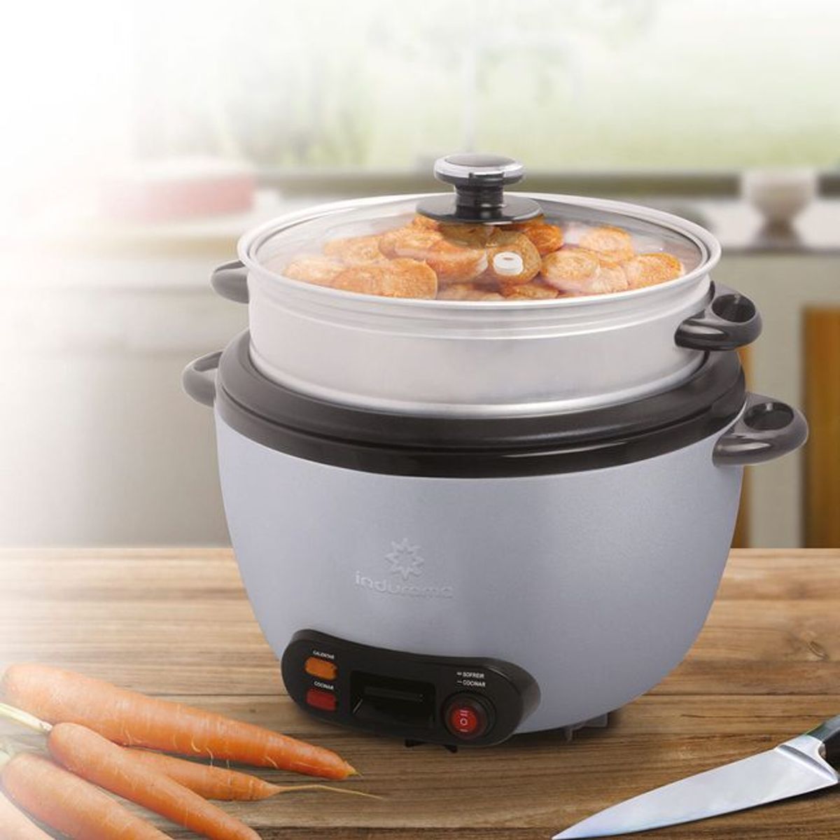 INDURAMA - Olla Arrocera Indurama 18L OAI-GR18 Gris