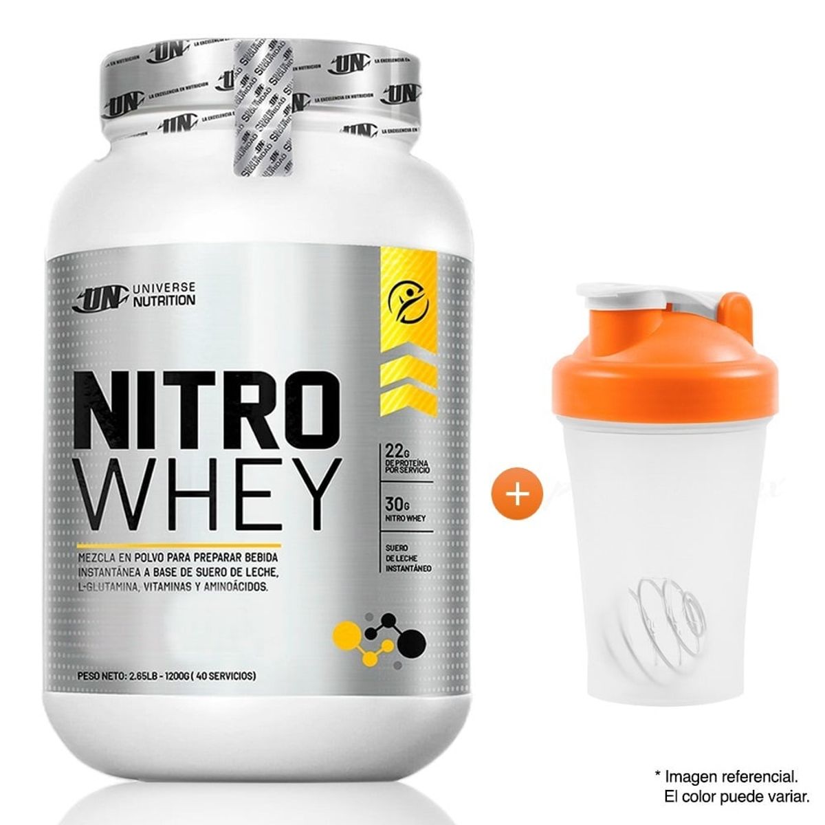 UNIVERSE NUTRITION - PROTEÍNA NITRO WHEY 1.1 KG UNIVERSE NUTRITION CHOCOLATE