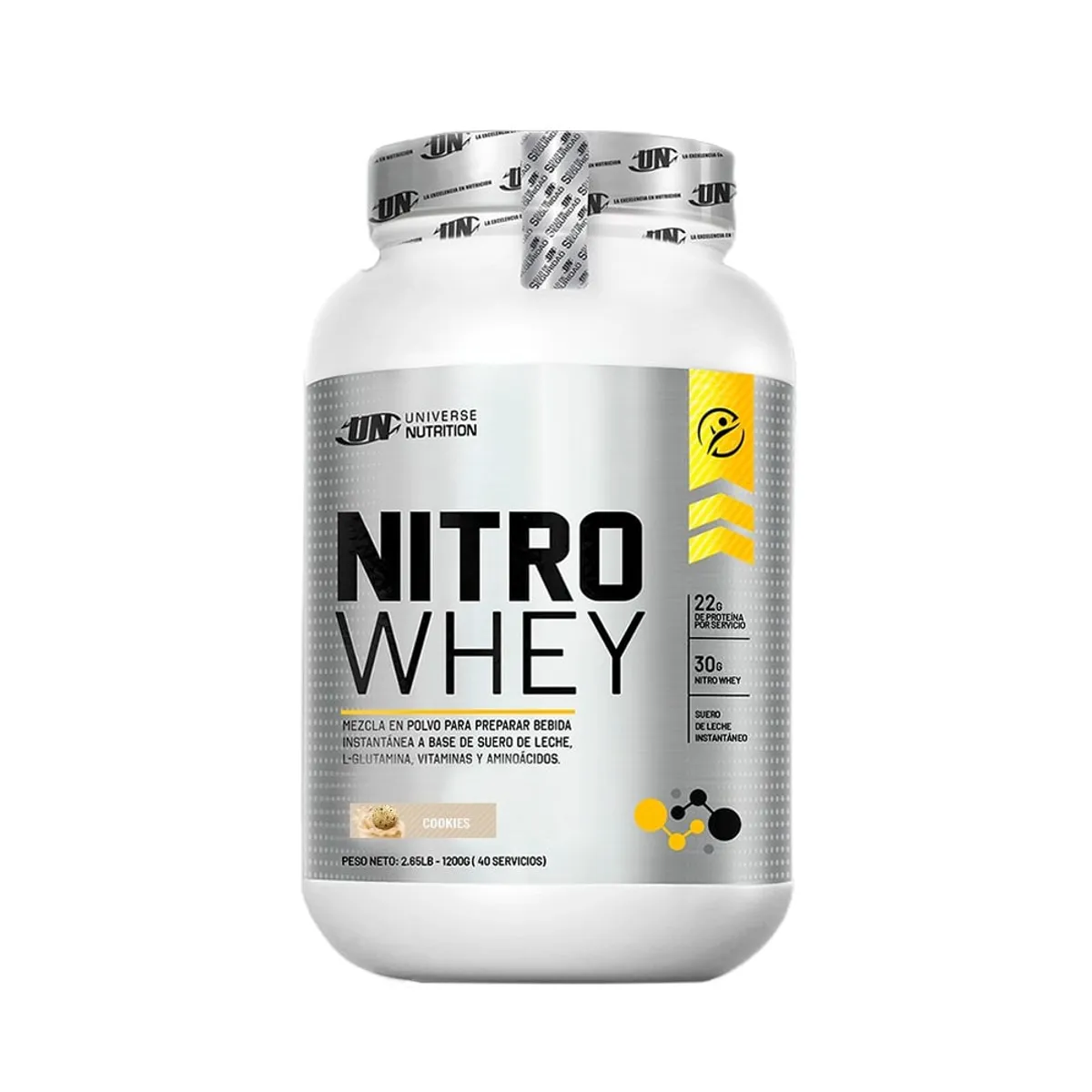 UNIVERSE NUTRITION - Nitro Whey Universe Nutrition 1.1 Kg Cookies Proteina Suero De Leche