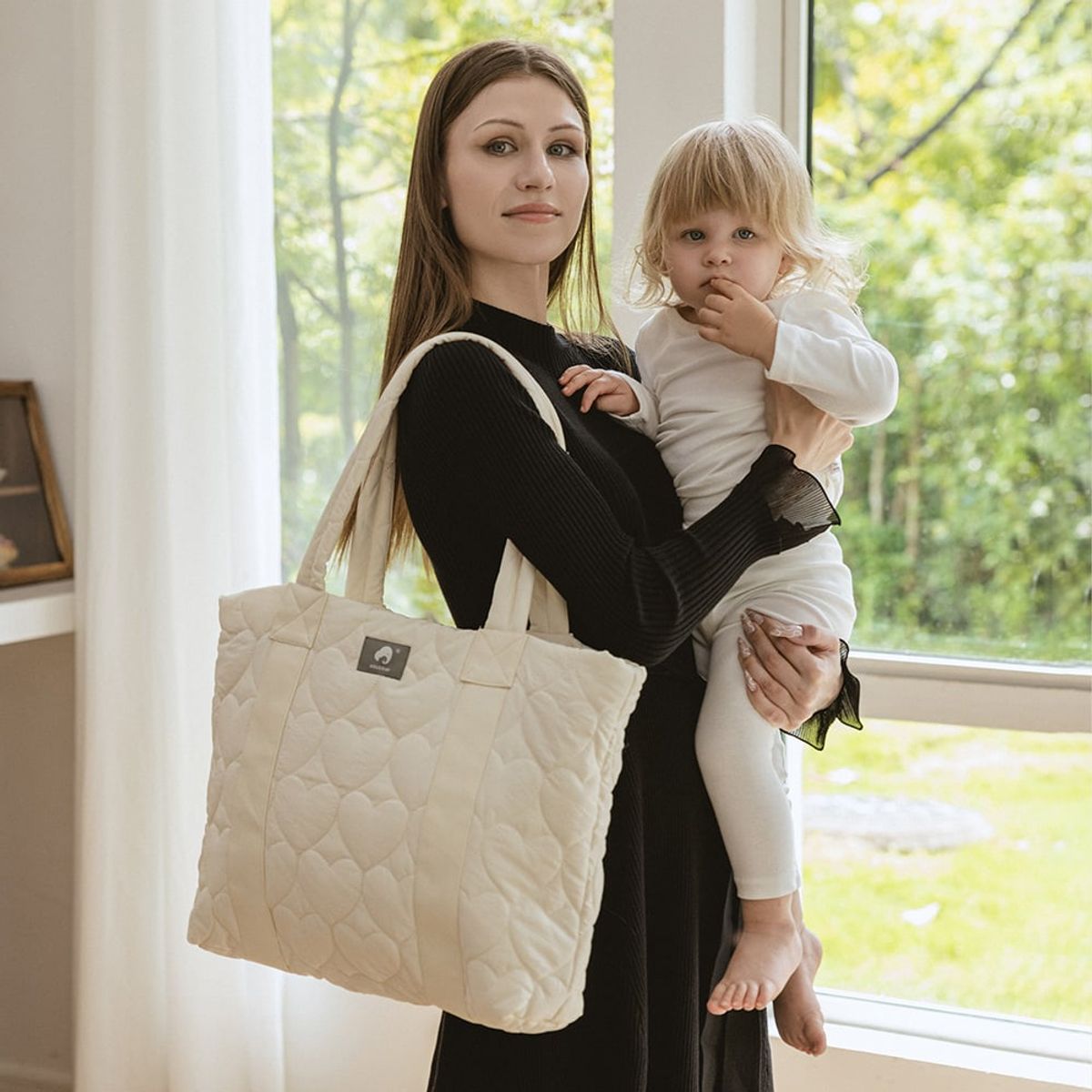 LA SONAJA - PAÑALERA BOLSO IMPERMEABLE MOMMY TOTE BAG