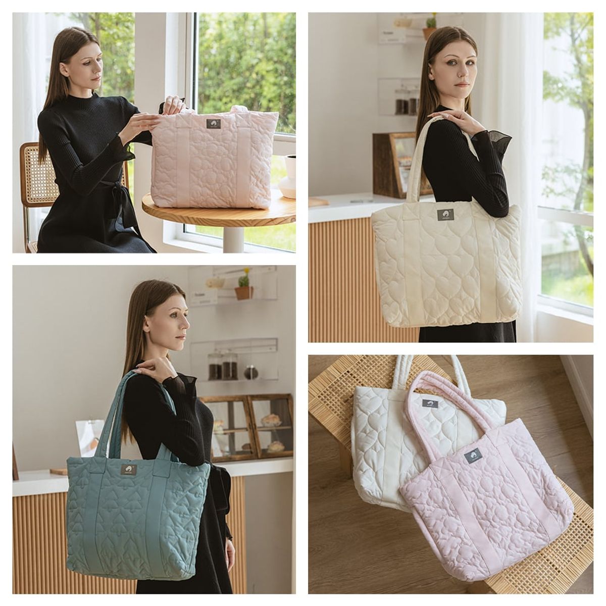 LA SONAJA - PAÑALERA BOLSO IMPERMEABLE MOMMY TOTE BAG