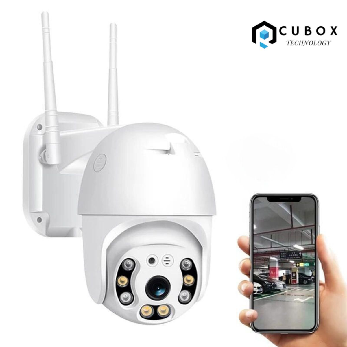 OEM - Camara de seguridad WiFi  FHD 2MP Sensor Movimiento