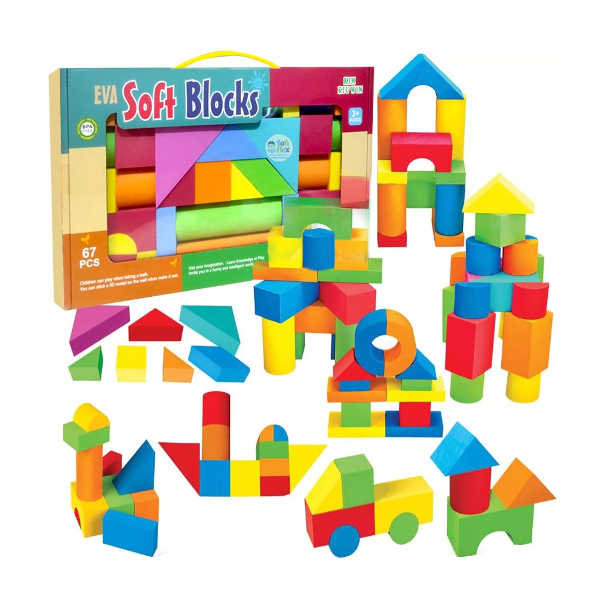 GENERICO - Bloques De Construcción De Eva Soft Juego Rompecabezas 67pcs