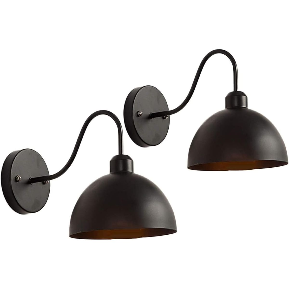 GENERICO - Pack Lámpara de pared modelo campana redonda