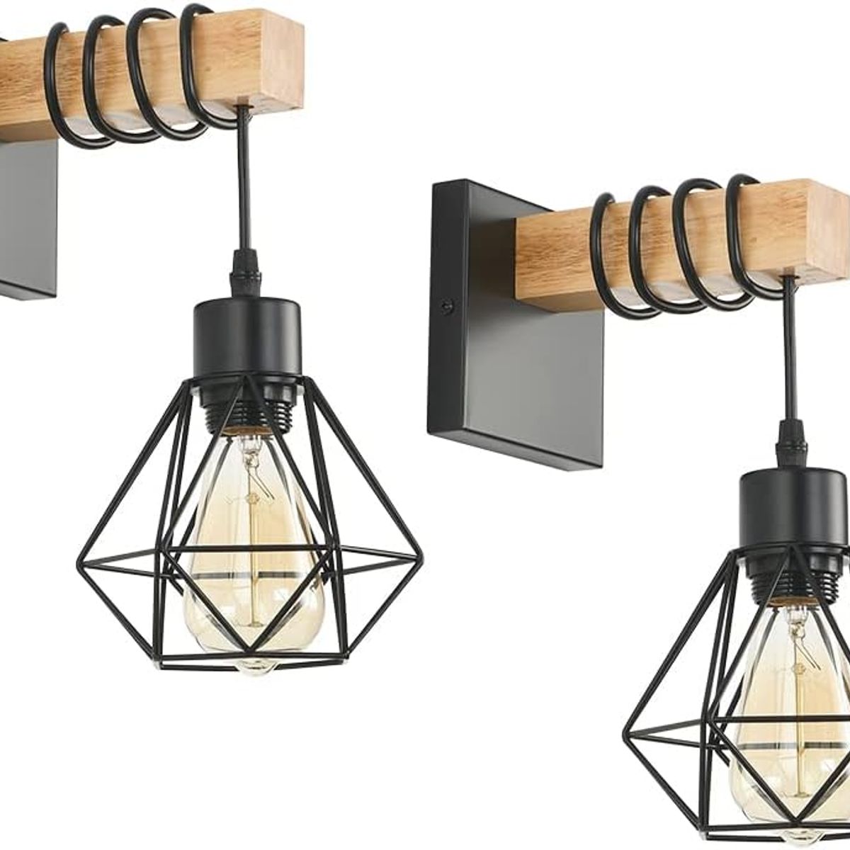 GENERICO - pack Lámpara de pared diseño diamante