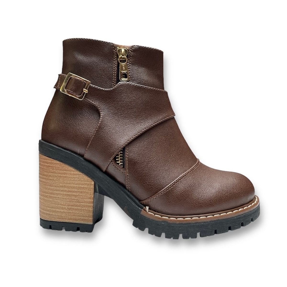 GENERICO - Botines para mujer Misshus Sofia marrón