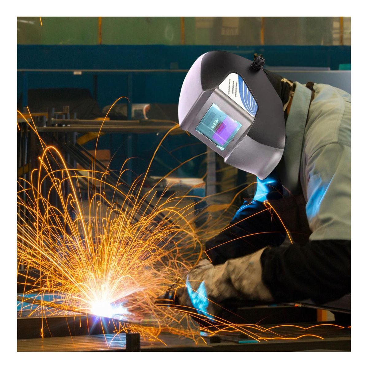 REDBO - Soldadora inversora 130A  Redbo + mascara fotosensible + guantes de soldador
