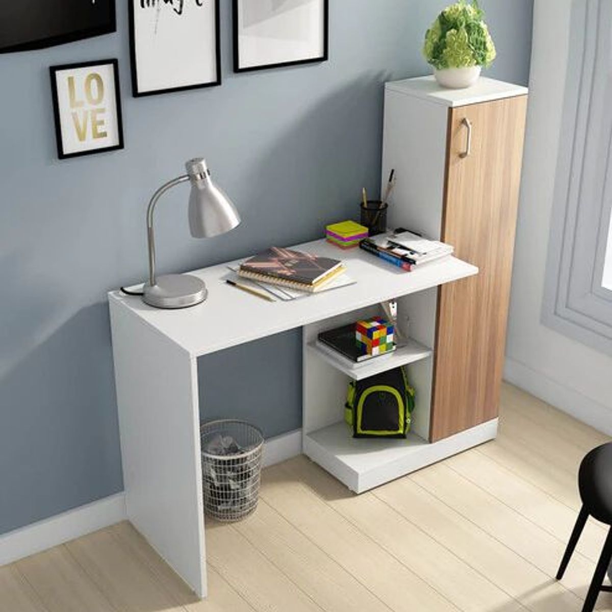 GENERICO - ESCRITORIO PRISMA ROVERE