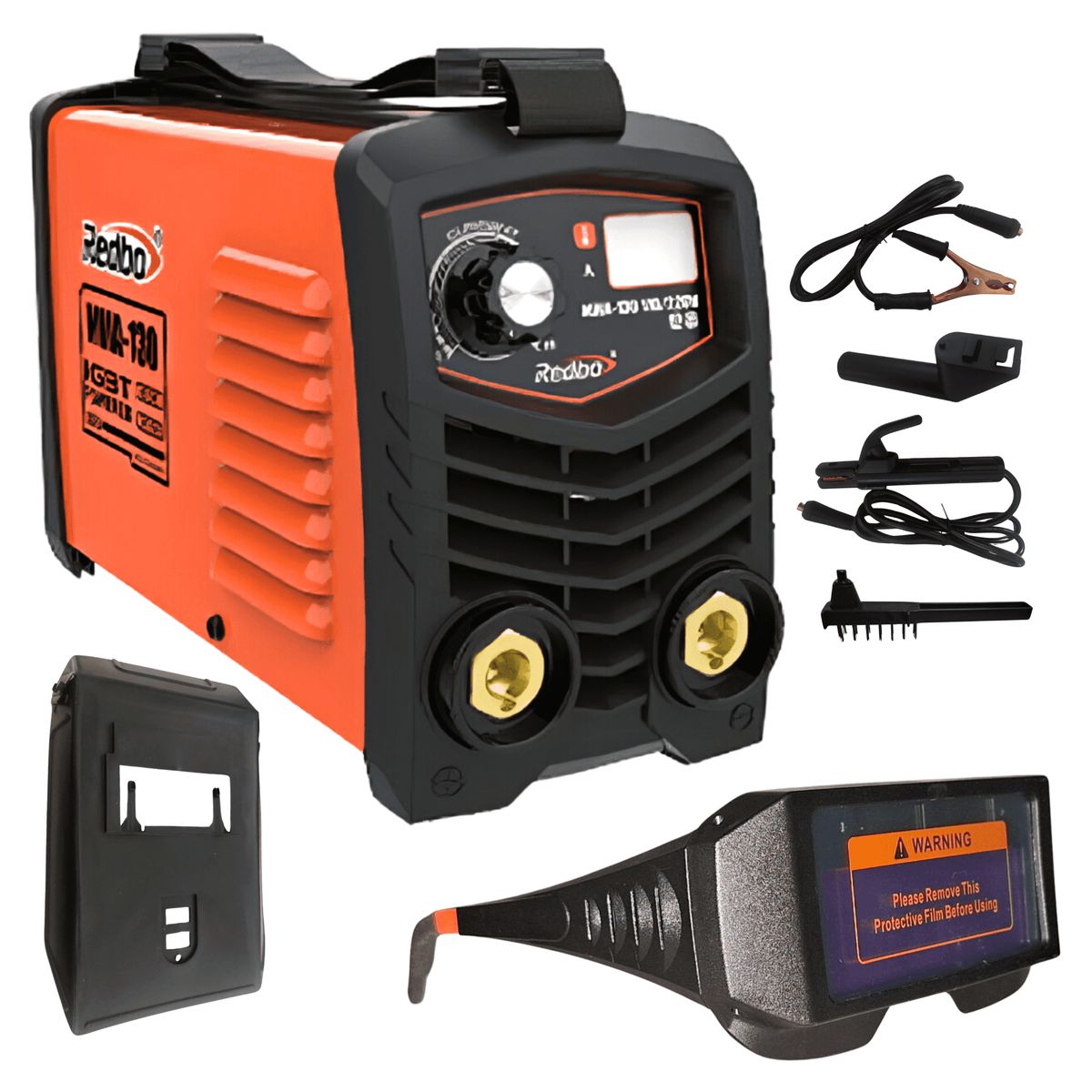 REDBO - Soldadora inversora 130A + lentes fotosensibles Redbo