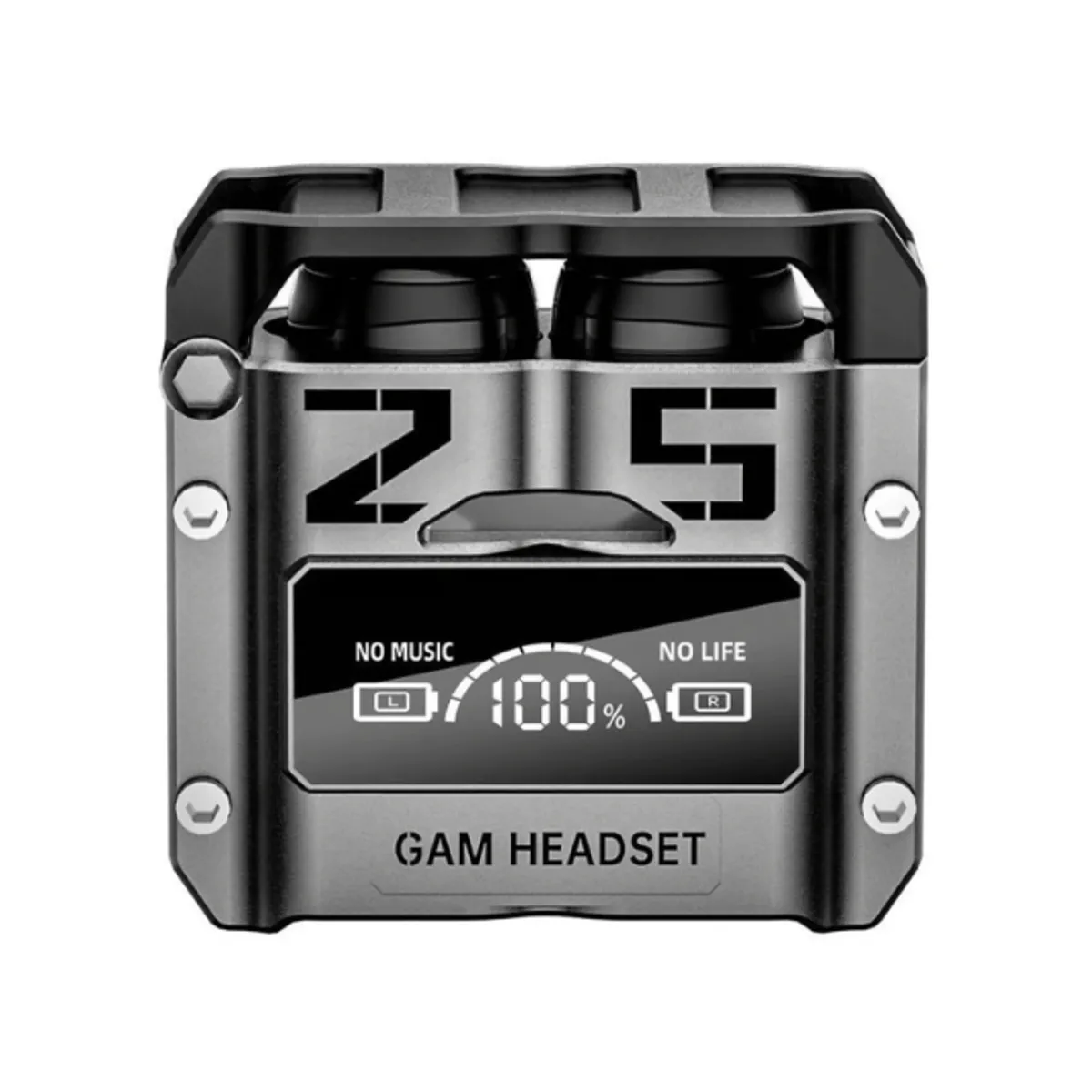 IMPORTADO MC - AUDÍFONOS BLUETOOTH M25 GAMER INALÁMBRICO CON PANTALLA LED