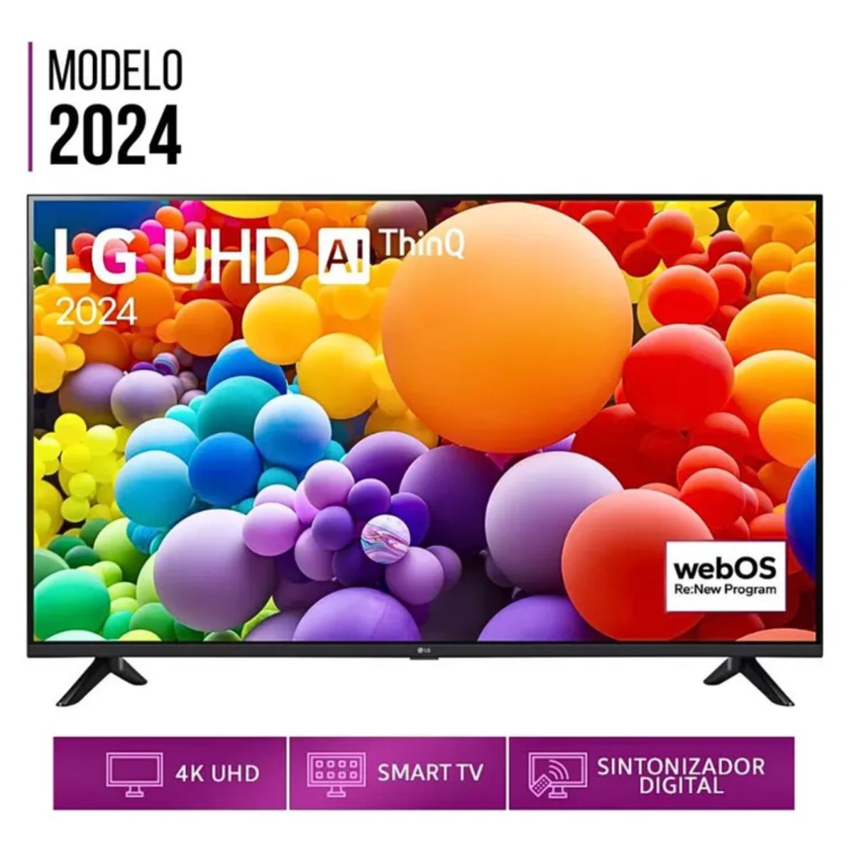 LG - Televisor LG 50 Pulg. LED Smart TV UHD 4K con ThinQ AI 50UT7300PSA