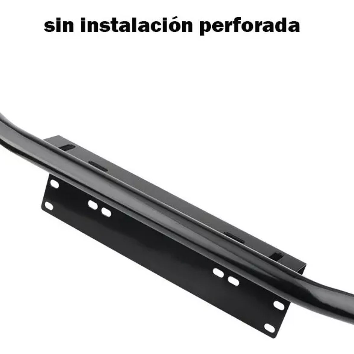 GENERICO - Base Soporte Porta Faros Barra Led Portaplacas Universal