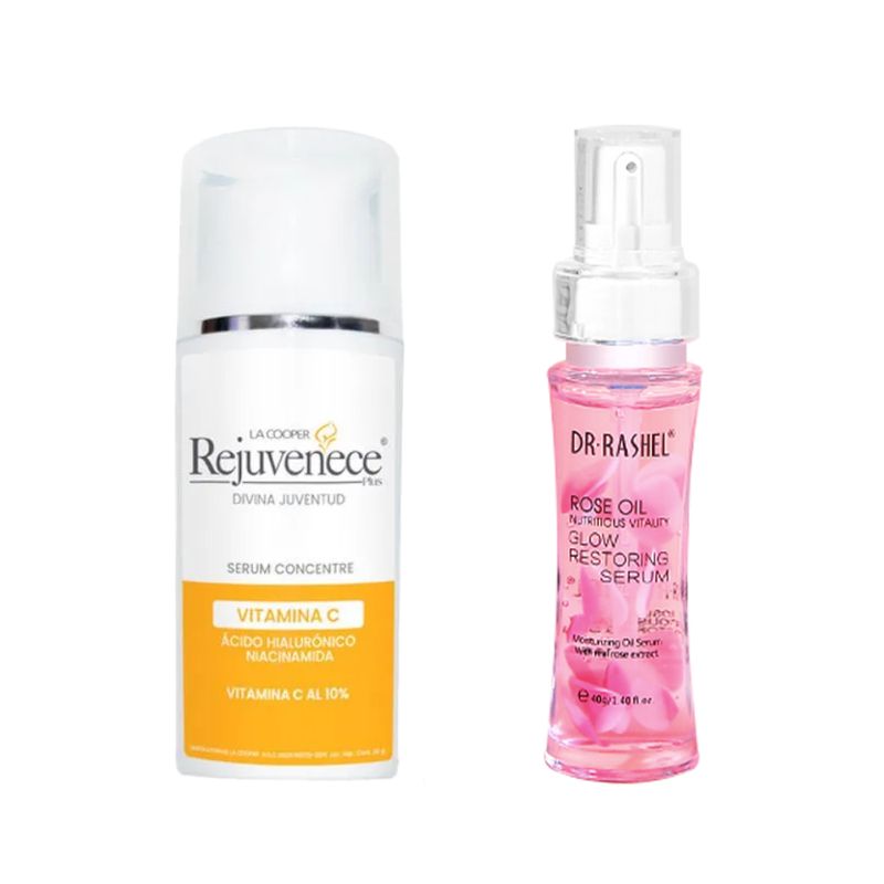 GENERICO - Serum Facial Concentre Vitamina C + Suero Aceite de Rosa